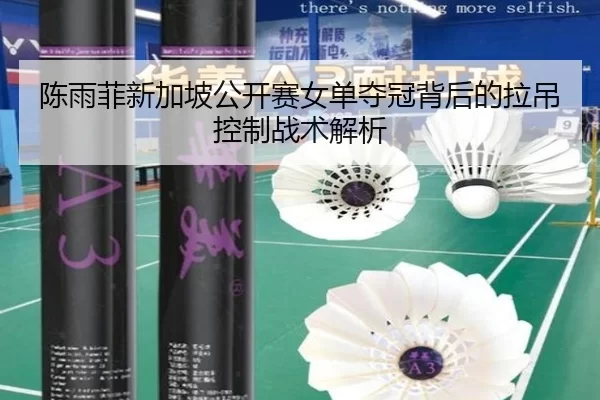 陈雨菲新加坡公开赛女单夺冠背后的拉吊控制战术解析